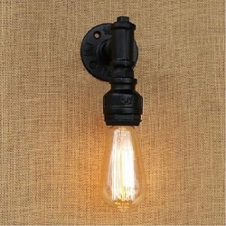 40W E27 Rustic/Lodge Painting Feature for Bulb Included,Ambient Light Wall Sconces Wall Light