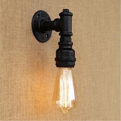 40W E27 Rustic/Lodge Painting Feature for Bulb Included,Ambient Light Wall Sconces Wall Light