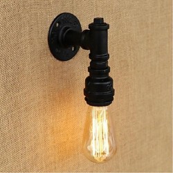 40W E27 Rustic/Lodge Painting Feature for Bulb Included,Ambient Light Wall Sconces Wall Light