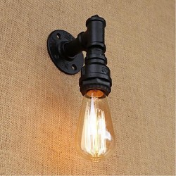 40W E27 Rustic/Lodge Painting Feature for Bulb Included,Ambient Light Wall Sconces Wall Light