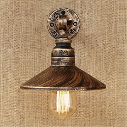 40W E27 Industrial Style Nordic Water Pipe Wall Lamp Wall Light-Brown Ancient