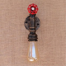 40W E27 BG819 Nostalgia Simple Water Pipe Decorative Small Wall Lamp Wall Light