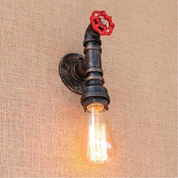 40W E27 BG819 Nostalgia Simple Water Pipe Decorative Small Wall Lamp Wall Light