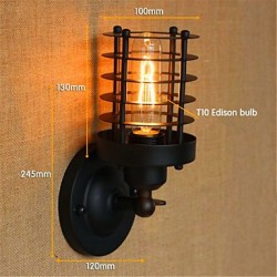 40W E26/E27 Rustic/Lodge Country Antique Brass Feature for Bulb Included,Ambient Light Wall Sconces Wall Light