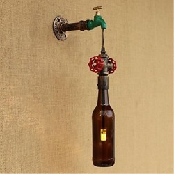 6W E27 BGB003 Nordic modern new creative bottle wall lamp Wall Light