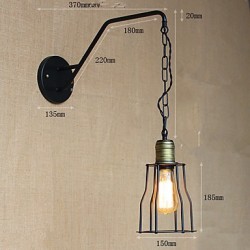 Restaurant Cafe Chain Corridors Iron Wall Lamp