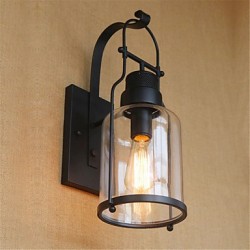 40W E26/E27 Rustic/Lodge Country Retro Black Oxide Finish Feature for Bulb Included Eye ProtectionAmbient LightWall