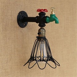 40W E26/E27 Country Retro Painting Feature for Mini Style Bulb IncludedAmbient Light Wall Sconces Wall Light