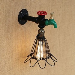 40W E26/E27 Country Retro Painting Feature for Mini Style Bulb IncludedAmbient Light Wall Sconces Wall Light