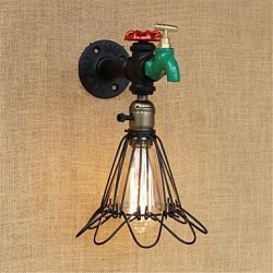 40W E26/E27 Country Retro Painting Feature for Mini Style Bulb IncludedAmbient Light Wall Sconces Wall Light