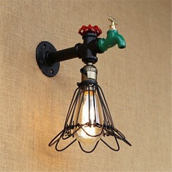 40W E26/E27 Country Retro Painting Feature for Mini Style Bulb IncludedAmbient Light Wall Sconces Wall Light