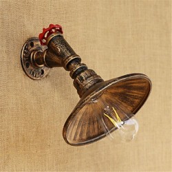 4 E26/E27 Country Retro Painting Feature for Mini Style Bulb Included,Ambient Light LED Wall Lights Wall Light