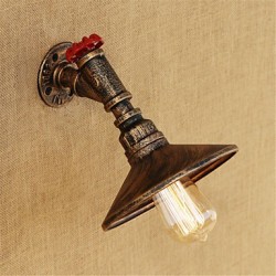 4 E26/E27 Country Retro Painting Feature for Mini Style Bulb Included,Ambient Light LED Wall Lights Wall Light