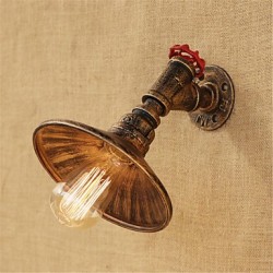 4 E26/E27 Country Retro Painting Feature for Mini Style Bulb Included,Ambient Light LED Wall Lights Wall Light