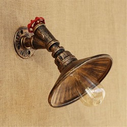 4 E26/E27 Country Retro Painting Feature for Mini Style Bulb Included,Ambient Light LED Wall Lights Wall Light