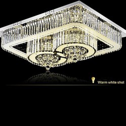 24W Modern/Contemporary LED Glass Flush Mount Living Room / Bedroom / Dining Room / Study Room/Office