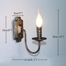 Antique Wall Lamp Candle Shape Simple Corridor Balcony Lamp Wall Lamp