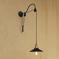 40W E26/E27 Country Retro Painting Feature for Adjustable lift Bulb IncludedAmbient Light Wall Sconces Wall Light