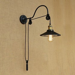 40W E26/E27 Country Retro Painting Feature for Adjustable lift Bulb IncludedAmbient Light Wall Sconces Wall Light