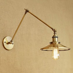 40W E26/E27 Rustic/Lodge Country Retro Electroplated Feature for Mini Style Swing Arm Bulb Included,Ambient Light