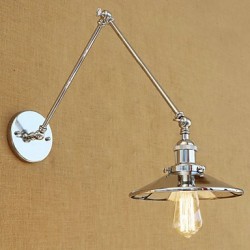 40W E26/E27 Rustic/Lodge Country Retro Electroplated Feature for Mini Style Swing Arm Bulb Included,Ambient Light