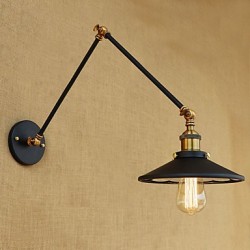 40W E26/E27 Rustic/Lodge Country Retro Electroplated Feature for Mini Style Swing Arm Bulb Included,Ambient Light