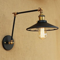 40W E26/E27 Rustic/Lodge Country Retro Electroplated Feature for Mini Style Swing Arm Bulb Included,Ambient Light