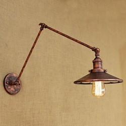 40W E26/E27 Rustic/Lodge Country Retro Electroplated Feature for Mini Style Swing Arm Bulb Included,Ambient Light