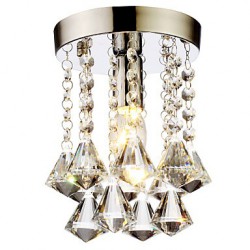 60 Modern/Contemporary / Traditional/Classic / Country Crystal / Mini Style Chrome Crystal Flush Mount