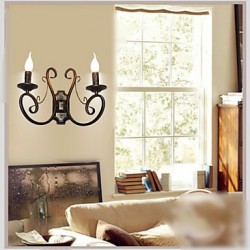 New Retro Attic American Style Retro Wall Lamp Bedroom Lamp Wall Lamp Candle Lamp