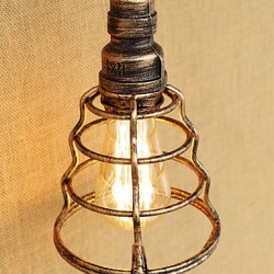 40W E26/E27 Country Retro Painting Feature for Mini Style Bulb Included,Ambient Light Wall Sconces Wall Light