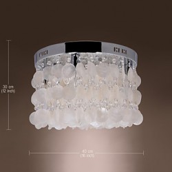 Max 40W Modern/Contemporary Crystal / Mini Style Chrome Flush Mount Living Room / Bedroom