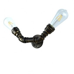 8 E27 Rustic/Lodge Traditional/Classic Antique Brass Feature for LED Bulb Included,Ambient Light Wall Sconces Wall Light