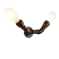 8 E27 Rustic/Lodge Traditional/Classic Antique Brass Feature for LED Bulb Included,Ambient Light Wall Sconces Wall Light