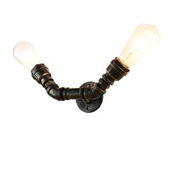 8 E27 Rustic/Lodge Traditional/Classic Antique Brass Feature for LED Bulb Included,Ambient Light Wall Sconces Wall Light