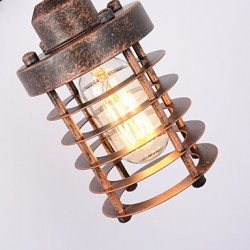 Industrial Retro Iron Wall Lamp Creative Personality Lift Pulley Wall Lamp