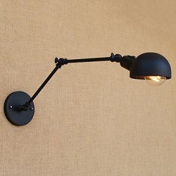 4 E26/E27 Country Retro Painting Feature for LED Swing Arm Bulb Included,Downlight Swing Arm Lights Wall Light