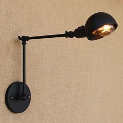 4 E26/E27 Country Retro Painting Feature for LED Swing Arm Bulb Included,Downlight Swing Arm Lights Wall Light