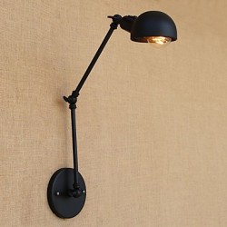 4 E26/E27 Country Retro Painting Feature for LED Swing Arm Bulb Included,Downlight Swing Arm Lights Wall Light