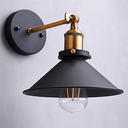 2 pcs Metal Wall Sconces Industrial Wall Light Vintage Edison Simplicity Lamp for Cafe Club Bar Lighting