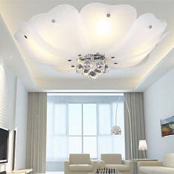 Flush Mount Crystal / LED Modern/Contemporary / Traditional/Classic Living Room / Bedroom / Dining Room Metal