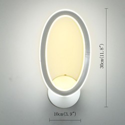 Modern Originality Brief LED Indoor Aluminum Wall Lamp Background Wall Corridor Lamp Corridor Staircase Porch Lamp