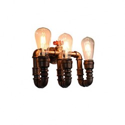 12 E27 Rustic/Lodge Traditional/Classic Antique Brass Feature for LED Bulb Included,Ambient Light LED Wall Lights Wall Light