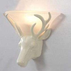 Contemporary And Contracted Deer Head Wall Lamp Fashion Creative Living Room Bedroom Wall Lamp