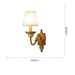 E12/E14 Simple Country Traditional/Classic Brass Feature for Mini Style Bulb IncludedUplight Wall Sconces Wall Light C