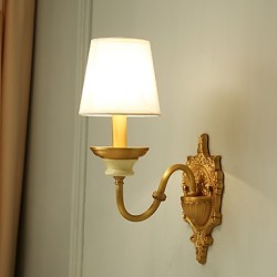 E12/E14 Simple Country Traditional/Classic Brass Feature for Mini Style Bulb IncludedUplight Wall Sconces Wall Light C