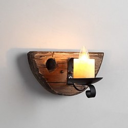 40W E12/E14 Rustic/Lodge Painting Feature for Mini Style ,Uplight Wall Sconces Wall Light