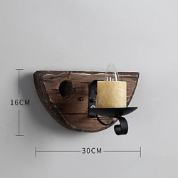 40W E12/E14 Rustic/Lodge Painting Feature for Mini Style ,Uplight Wall Sconces Wall Light