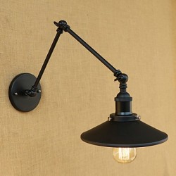 60 E26/E27 Country Retro Painting Feature for Swing Arm Bulb IncludedAmbient Light Swing Arm Lights Wall Light