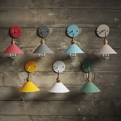 Mini sized Simple Industrial Head Light Bulbs Wall Lamp Vintage Retro Village Metal Wall Sconce Light Fixture Aisle Wall Lamp